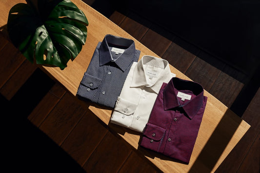 Marcus, 47 — 4XL · The Oxford Shirt in Ecru · Brooklyn studio.
