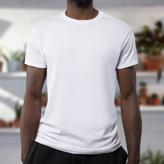 Marcus, 47 — 4XL · The Oxford Shirt in Stone · studio, Brooklyn.